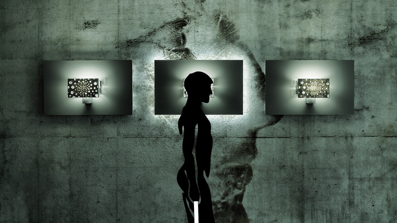 young adult, rear view, 4K, standing, contemplation, day, adult, women, architecture, three quarter length, sacred geometry, lighting, wall - building feature