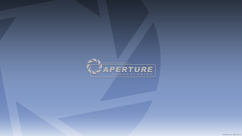 video games, aperture, logo, 1080P, hd, portal
