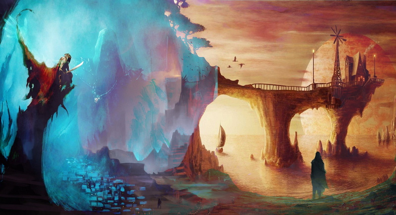 Imagine FX, colorful, 2K, hero, bridge, space