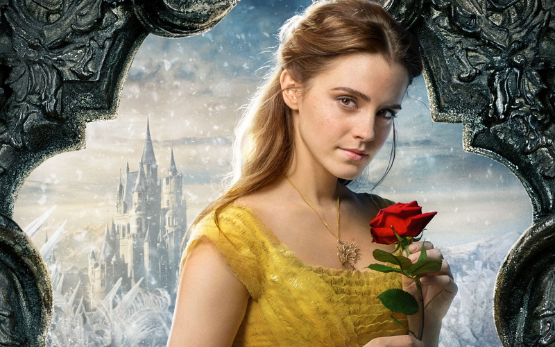 beauty in nature, rose, poster, beauty, beast, 720P, bella, Movies, hollywood, women, nature, action, outdoors, young women, rose - flower, portrait, plant