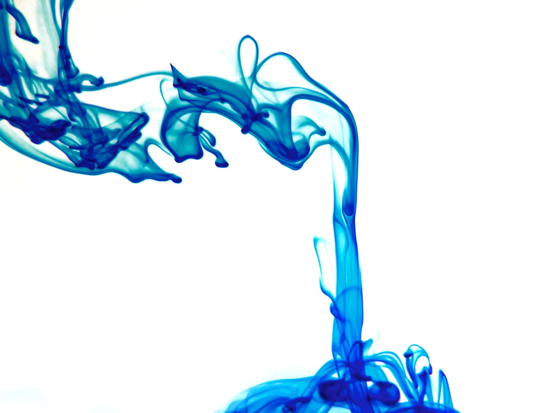 white background, copy space, close-up, Aero, inkdropsinwater, Under, wasser, design, painting, ink, blau, Vortex, abstract, panasonic, motion, Water, White