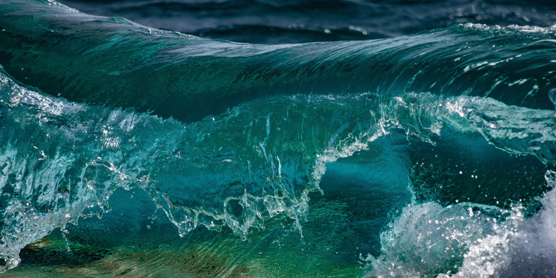 flowing, scenics - nature, turquoise colored, wave, environment, sea, ice, flow, purity, waterfront, water, whirl, motion, cold temperature, aquatic sport