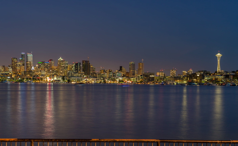 reflection, Long Exposure, XR, Washington State, 1080P, rise, Di, Canon EOS 6D, water, Cityscape, urban Scene, Clear, high rise building, Landscape, Pacific Northwest