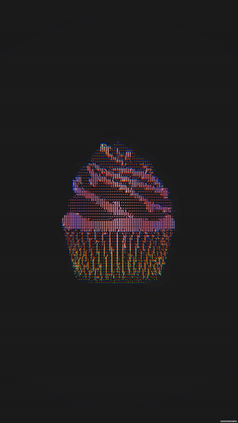 Cake, 4K, glitch Art, ASCII Art, abstract