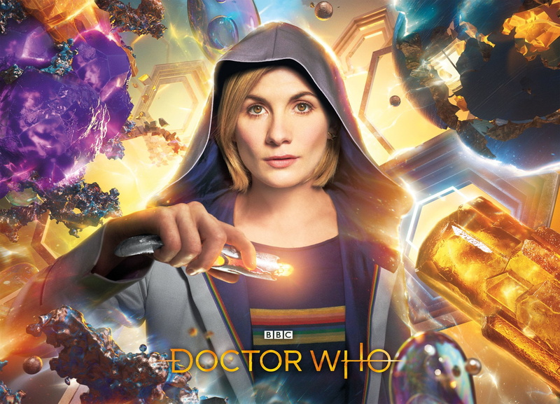 Doctor Who, looking, front view, young women, 1080P, portrait, Jodie Whittaker, one person, young adult, communication, technology, real people, TV Show