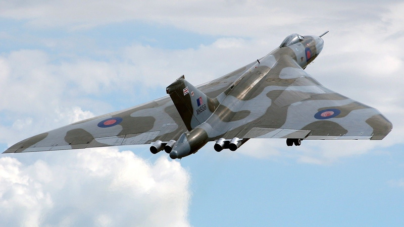 RAF, Bomber, Avro Vulcan, military, 1080P