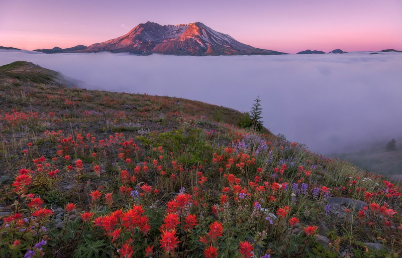 vulcan, morning, beauty in nature, sky, no people, land, environment, plant, 1080P, tranquility, volcano, water, outdoors, scenics - nature, non-urban scene