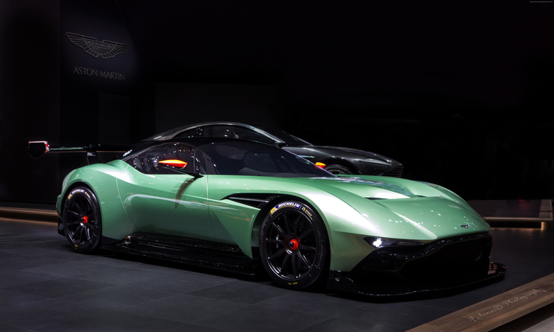 track only, 5K, coupe, Aston Martin Vulcan, green.
