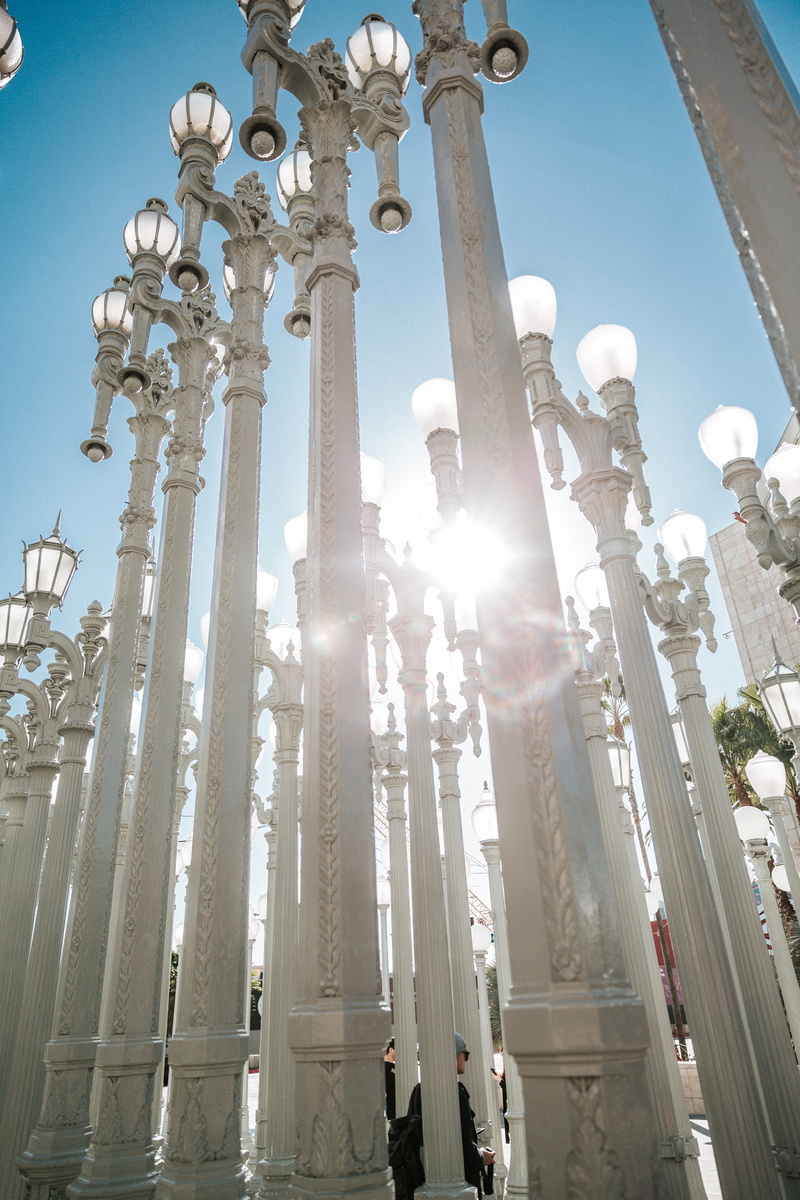 no people, building exterior, architectural column, history, losangele, tourism, travel, sunny, la, urbanlight, lighting equipment, low angle view, hdwallpaper