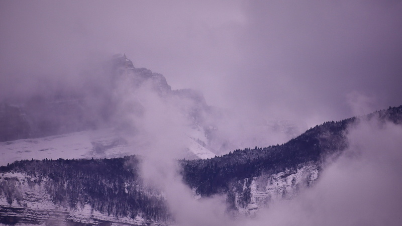 land, background, non-urban scene, forest, cloud, mountain, pine tree, 4K, winter, environment, cold temperature, tranquility, cloud - sky