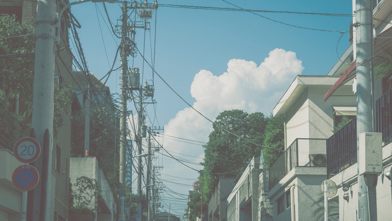 1080P, city, fuel and power generation, day, cable, building, nature, sky, technology, power line, cityscape, building exterior, outdoors, electricity