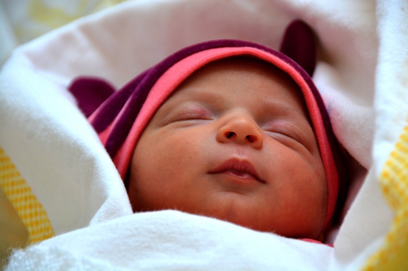 lying on back, cute, baby, laurel, blanket, small, indoors, real people, human Face, boys, headshot, newborn, the innocence, lying down, sweet, asleep
