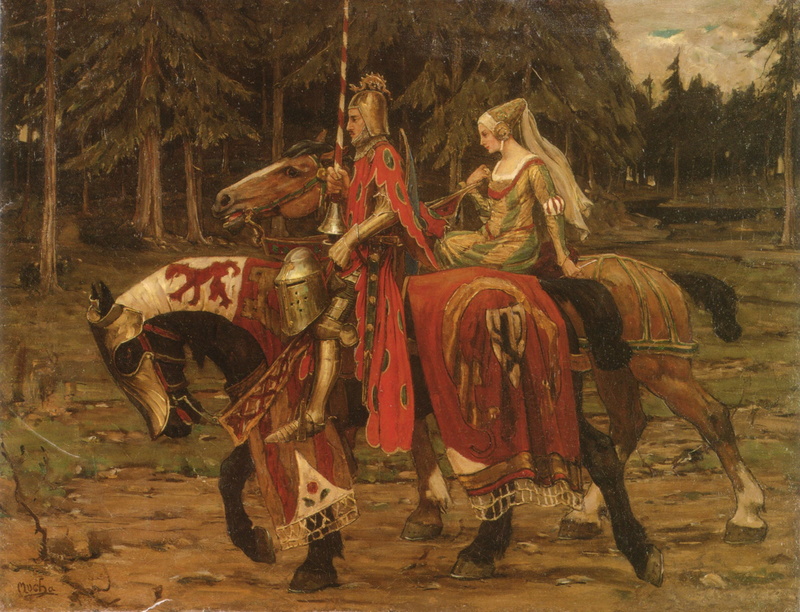 The Slavic epos, Heraldic chivalry, Alphonse Mucha, 1080P