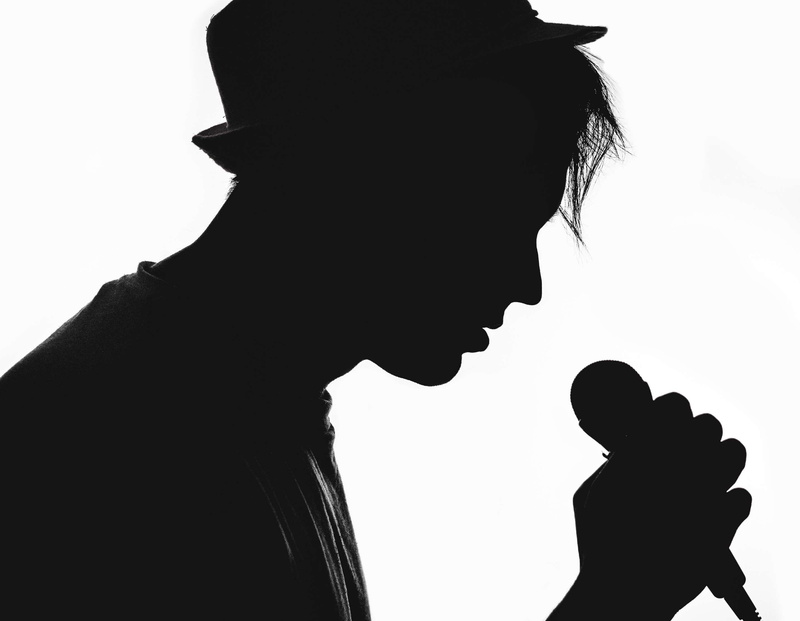the artist, men, adult, star, pop music, 2K, studio shot, women, entertainment, rap, young adult, two people, people, song, indoors, hip hop, black and white