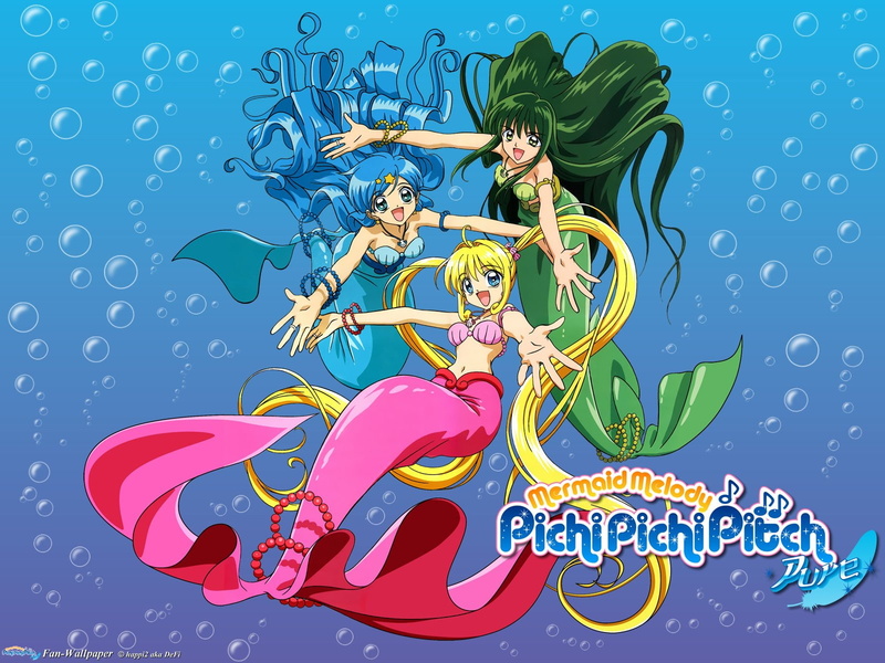 pitch, 720P, mermaid, melody, pichi
