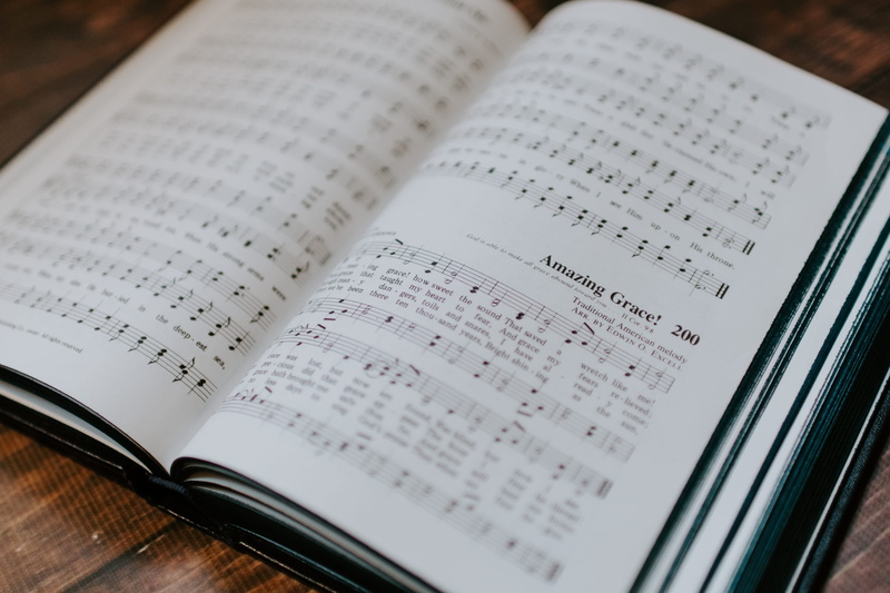 wood, education, sheet Music, song, music, melody, hymn, opened, lyric, learning, piano, line, verse, note, book, paper, classical Music, edge, 2K, blue