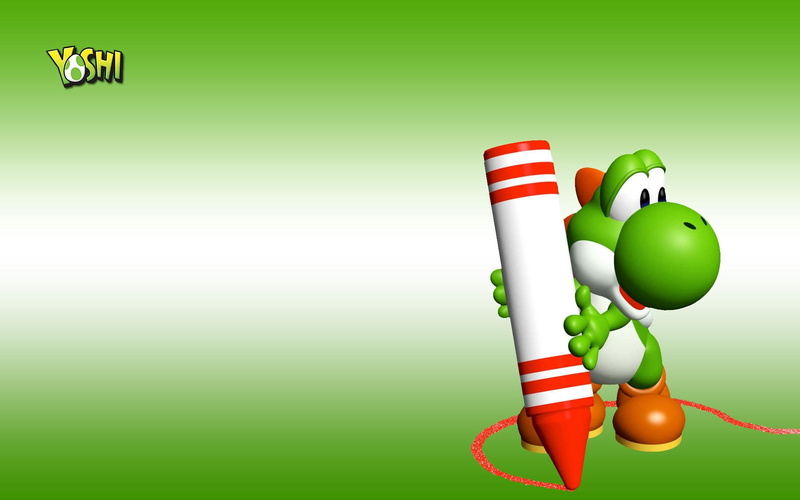 1080P, cartoons, yoshi, pen