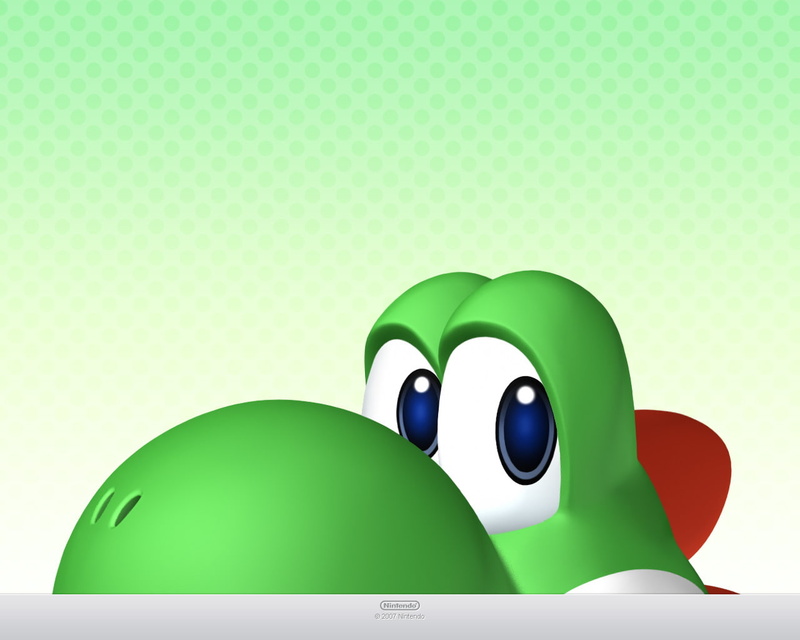 720P, big, cartoons, eyes, yoshi, big eyes