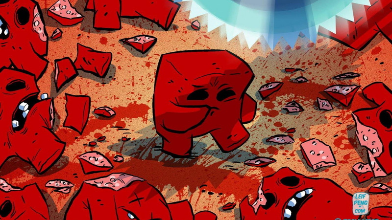 nintendo, 1080P, cartoon, humor, animation, boy, platform, funny, super, meat