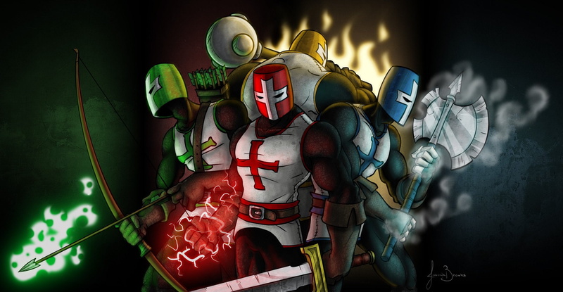 fighting, castle, 1080P, action, fantasy, castle-crashers, crashers, scrolling, rpg