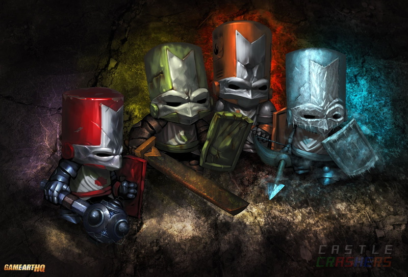 rpg, castle, fighting, 1080P, crashers, fantasy, scrolling, castle-crashers, action
