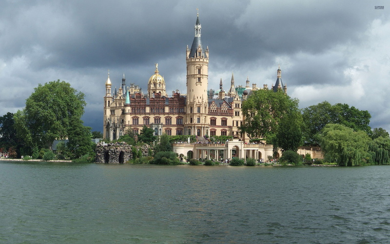 castle crashers, castle, 2880x1800, schwerin, disney castle, 2K, europe, germany, world