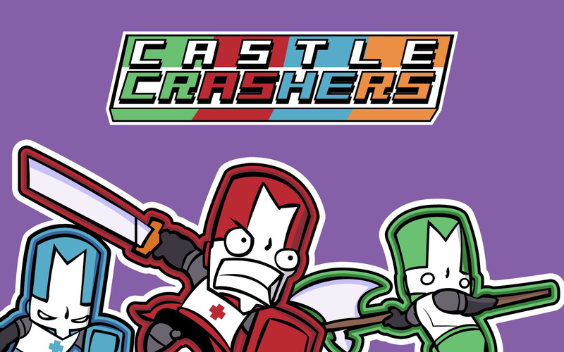 action, castle-crashers, fighting, fantasy, scrolling, rpg, crashers, castle, 1080P