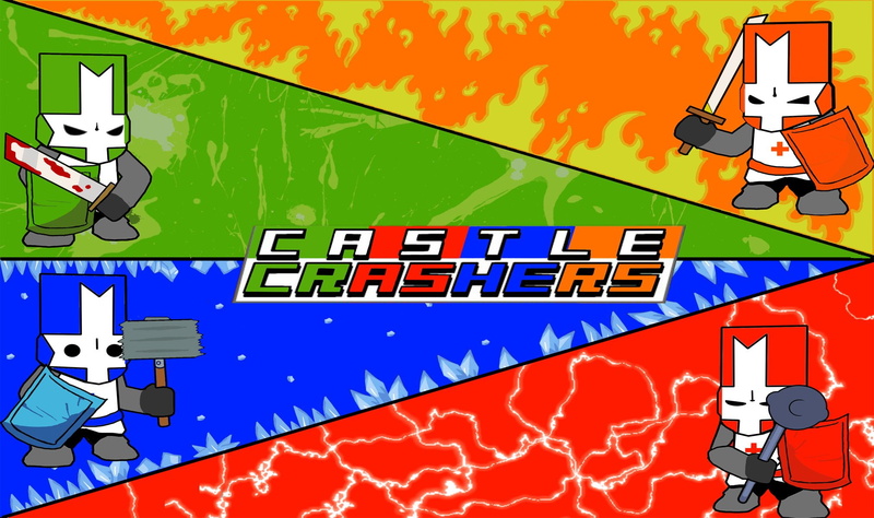 1080P, scrolling, fantasy, crashers, castle, fighting, rpg, castle-crashers, action