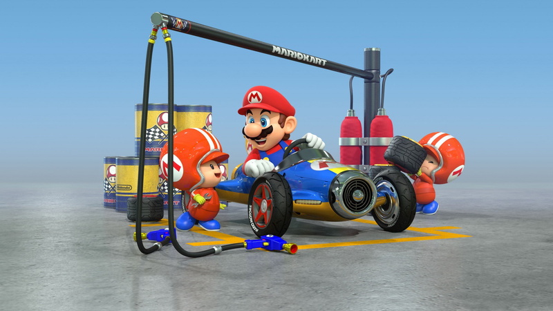 Toad (character), Mario Kart 8, Princess Peach, 1080P, Nintendo, video games, Mario Bros.