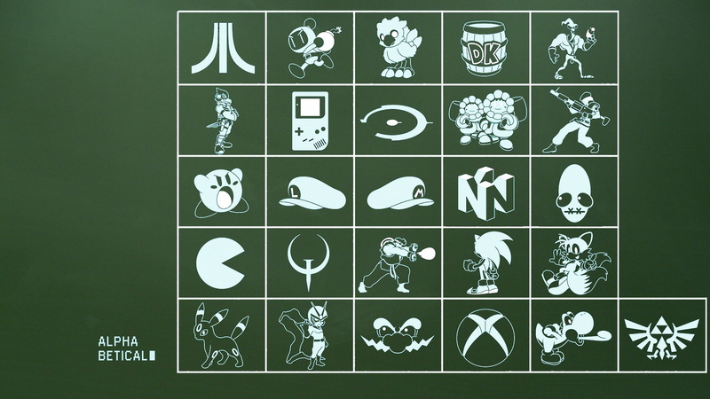 bomberman, 1080P, retro games, Halo, Pac-Man, artwork, GameBoy Color, Triforce, Chocobo, GameBoy, Mario Bros., Donkey Kong, Quake, Xbox, The Legend of Zelda