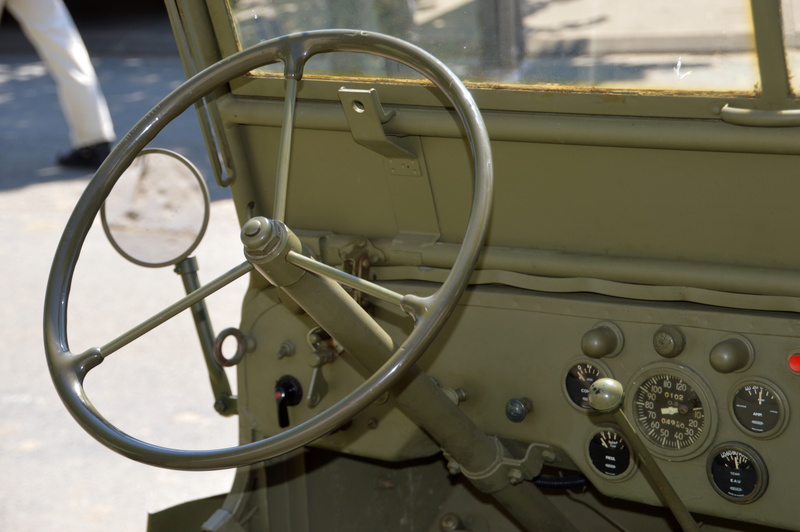 khaki, vehicle interior, indoors, vehicle, control panel, retro styled, land vehicle, no people, air vehicle, window, dashboard, retro, steering wheel