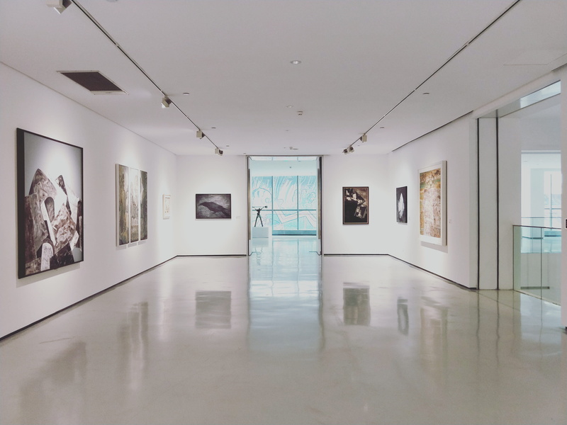 hanged, absence, indoors, ceiling, empty, wall - building feature, flooring, frame, building, corridor, entrance, gallery, picture frame, sculpture, built structure