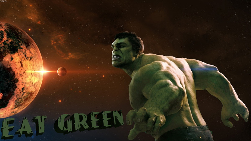 eat, chest, star - space, outdoors, sky, glowing, nature, 1080P, green, incredible, text, Hulk, sportsman, people, shirtless, men, waist up, planet - space