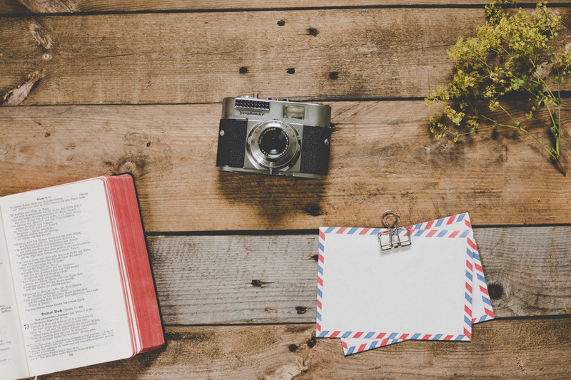 green, old bible, flatlay, 2K, old camera, technology, vintage desktop, camera - photographic equipment, indoors, text, par avion, gray, flower, vintage camera