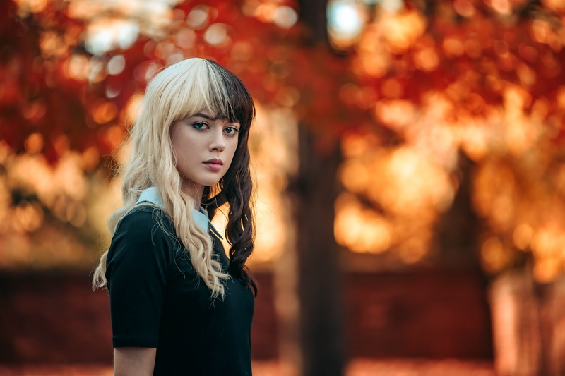 Models, Woman, Girl, 4K, Two-Toned Hair, Depth Of Field, Model