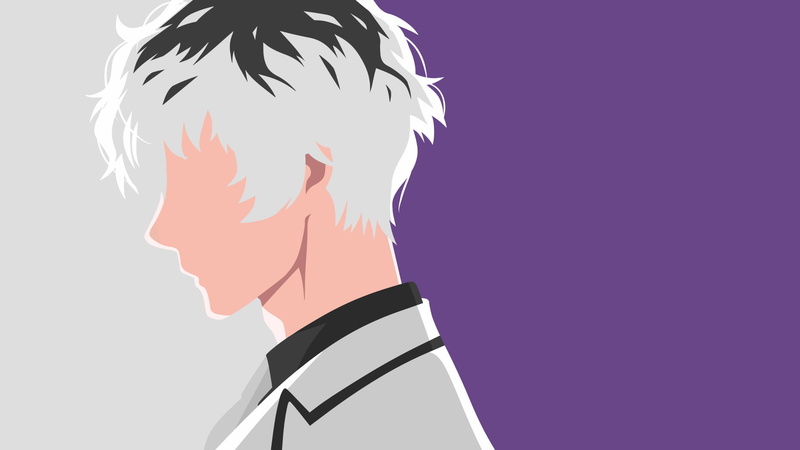 White Hair, Ken Kaneki, Haise Sasaki, Boy, 1080P, Black Hair, Two-Toned Hair, Tokyo Ghoul, Anime, Minimalist, Tokyo Ghoul:re, Short Hair, Close-Up