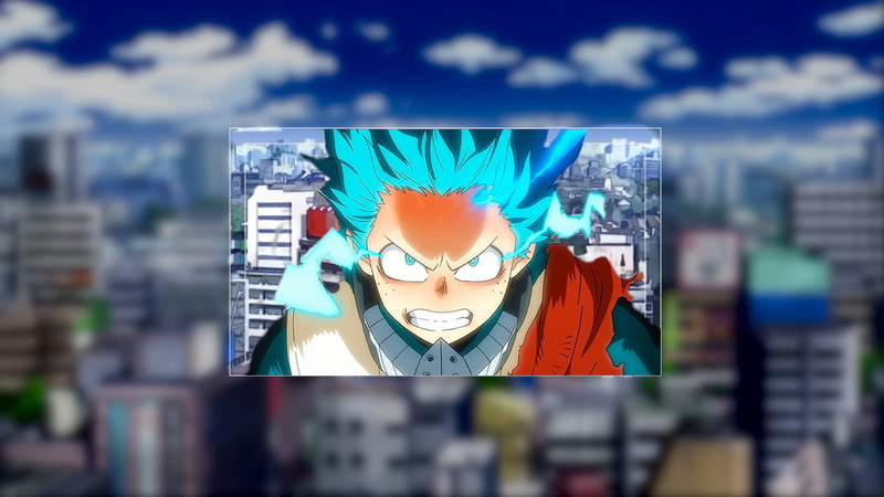 1080P, Boku no hero, Izuku Midoriya, picture-in-picture, Deku, anime