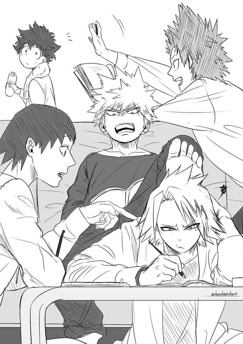 anime, Deku, Boku no Hero Academia, anime boys, Bakugō Katsuki, 1080P