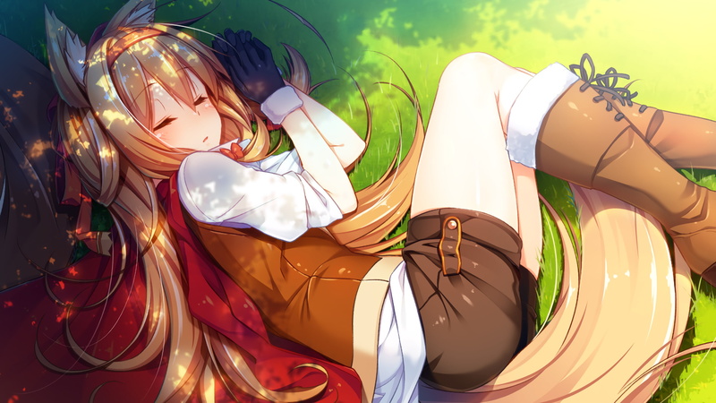2K, anime girls, Rico Terra, visual novel, fox girl, Tou no Shita no Exercitus