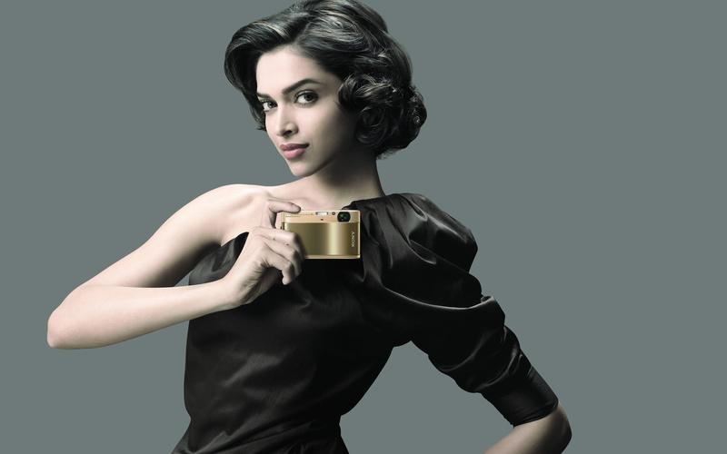 women, leather, bollywood actress, padukone, camera, deepika, indian actress, 2K, sony, actress, celebrity, deepika padukone, compact, s, suit, black