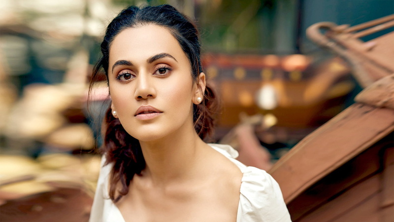 Actresses, Face, Indian, Brunette, Brown Eyes, 1080P, Taapsee Pannu, Actress, Depth Of Field