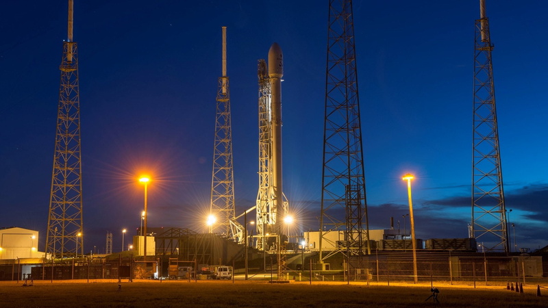 Rocket, Falcon 9, Technology, SpaceX, 1080P