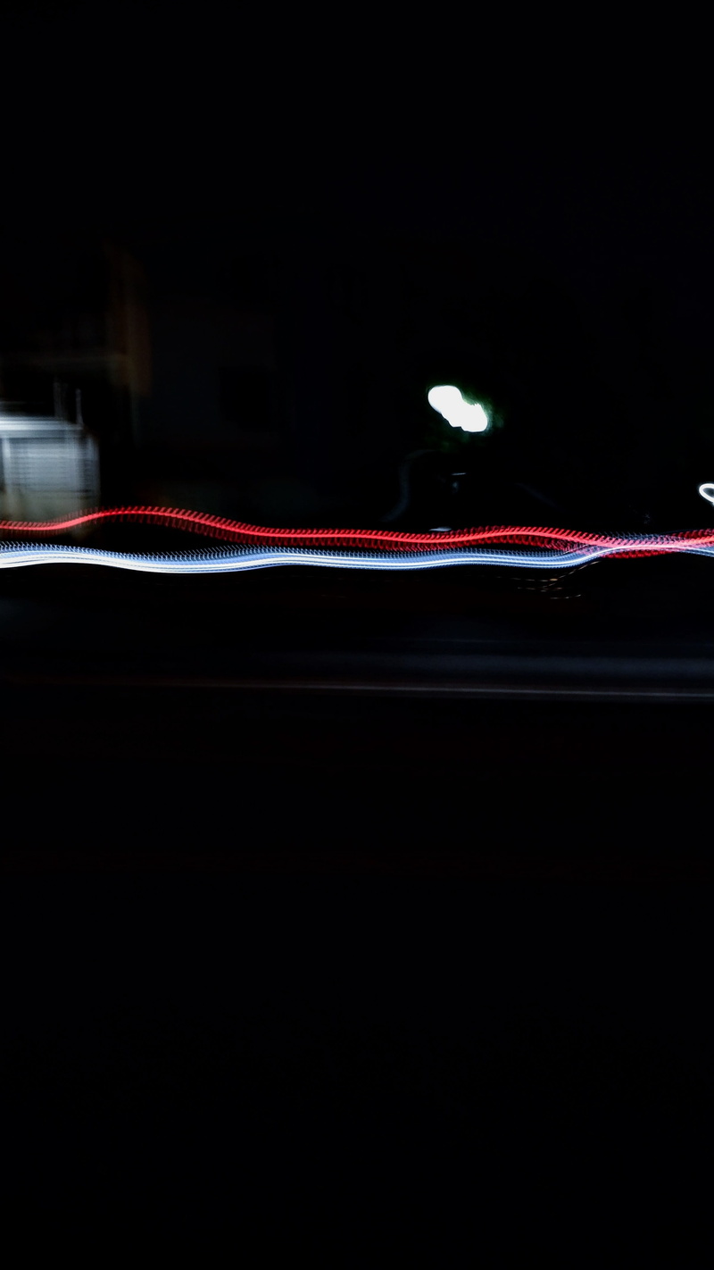 night, transportation, light streaks, close-up, car, light trail, streaks, handheld, trails, no people, copy space, red, light, lighttrails, glowing, long exposure