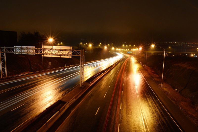 blurred motion, 5K, traffic, longexposure, city life, urban, diminishing perspective, cars, lens flare, vehicle light, street light, lighting equipment