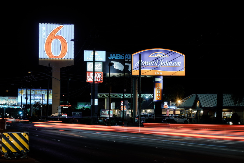 built structure, road sign, 4K, city, car, long exposure, outdoors, sign, urban, usa, speed, building exterior, lighttrail, mode of transportation, light trail