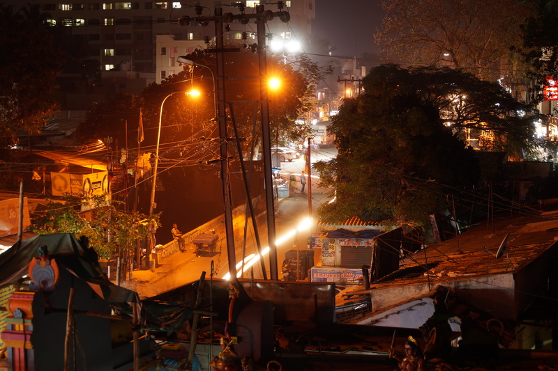 5K, built structure, mode of transportation, outdoors, building, lighting equipment, night, sivananda colony, nature, longexposure, coimbatore, industry