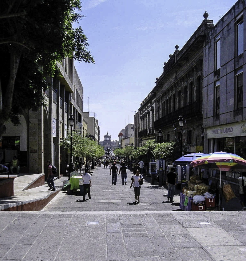 sky, sidewalk, public domain, nature, town, building, walking, city Life, real people, morelos street, building Exterior, mexico, architecture, city, urban Scene