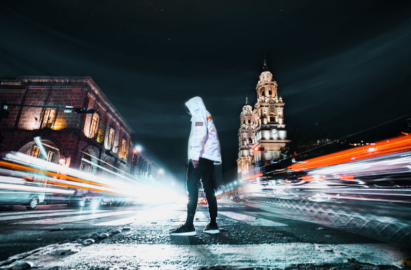 night, mexico, metropolis, long exposure, speed, transportation, downtown, road, architecture, historic center, mode of transportation, lighting, asphalt