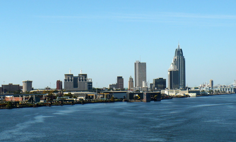 Skyline, alabama, gulf of mexico, city, modern, uSA, architecture And Buildings, financial district, nature, spire, clear sky, famous Place, transportation