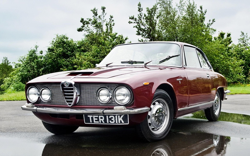 cars, alfa romeo 2600, coupe, 1080P, 1920x1200, alfa romeo, alfa, romeo, red